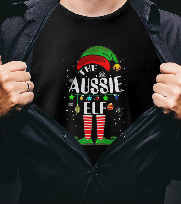 The Aussie Elf Festive Christmas T-Shirt