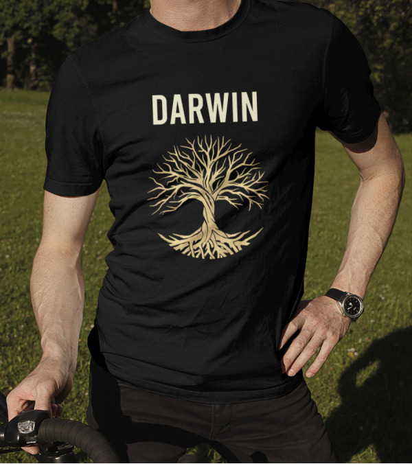 Tree Of Life Darwin Golden Branches T-Shirt