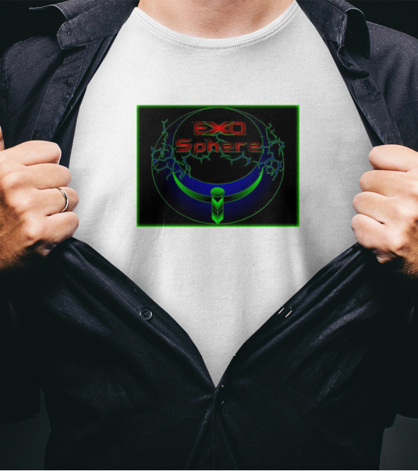 Exo Sphere Studios 2012 Blast From The Past Retro Futuristic T-Shirt
