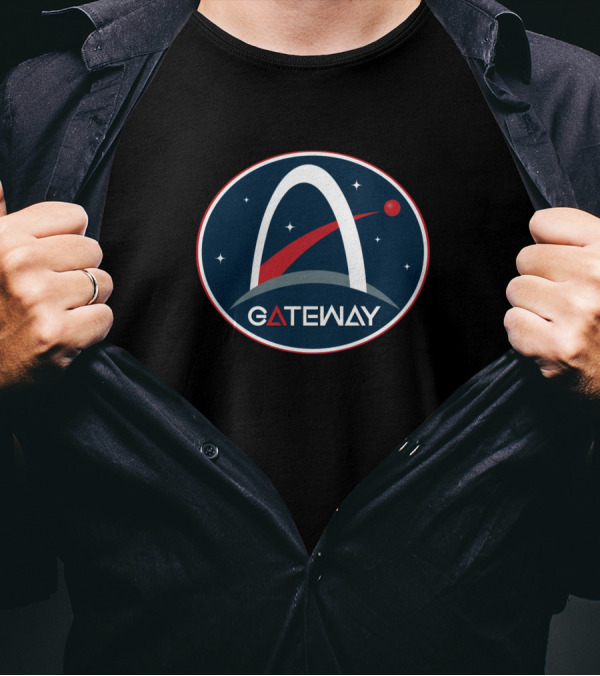 Gateway Moon Outpost NASA Inspired Space Patch T-Shirt