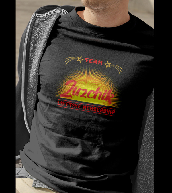 Team Zuzchik Lifetime Membership Starburst T-Shirt