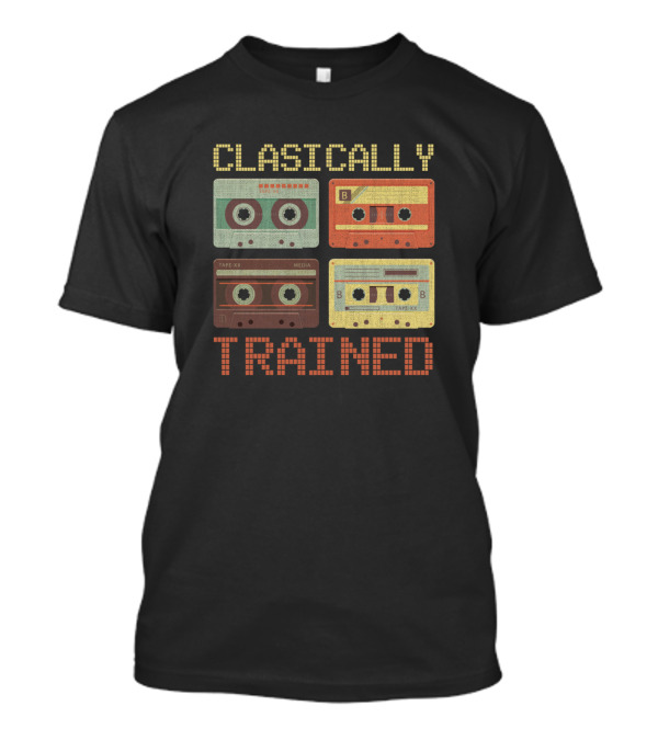 Classically Trained Vintage Retro 80s Cassette Tapes T-Shirt