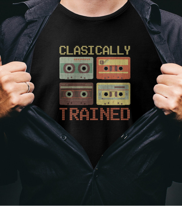 Classically Trained Vintage Retro 80s Cassette Tapes T-Shirt