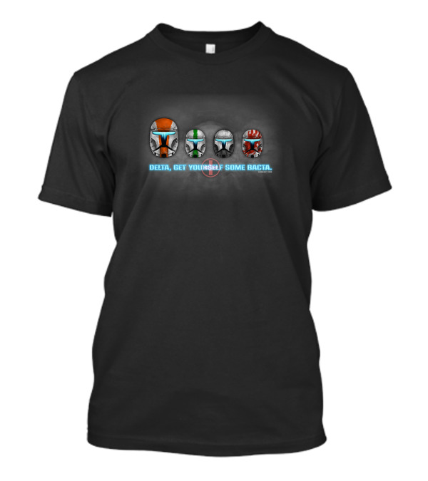 Delta Get Yourself Some Bacta Clone Trooper Helmets T-Shirt