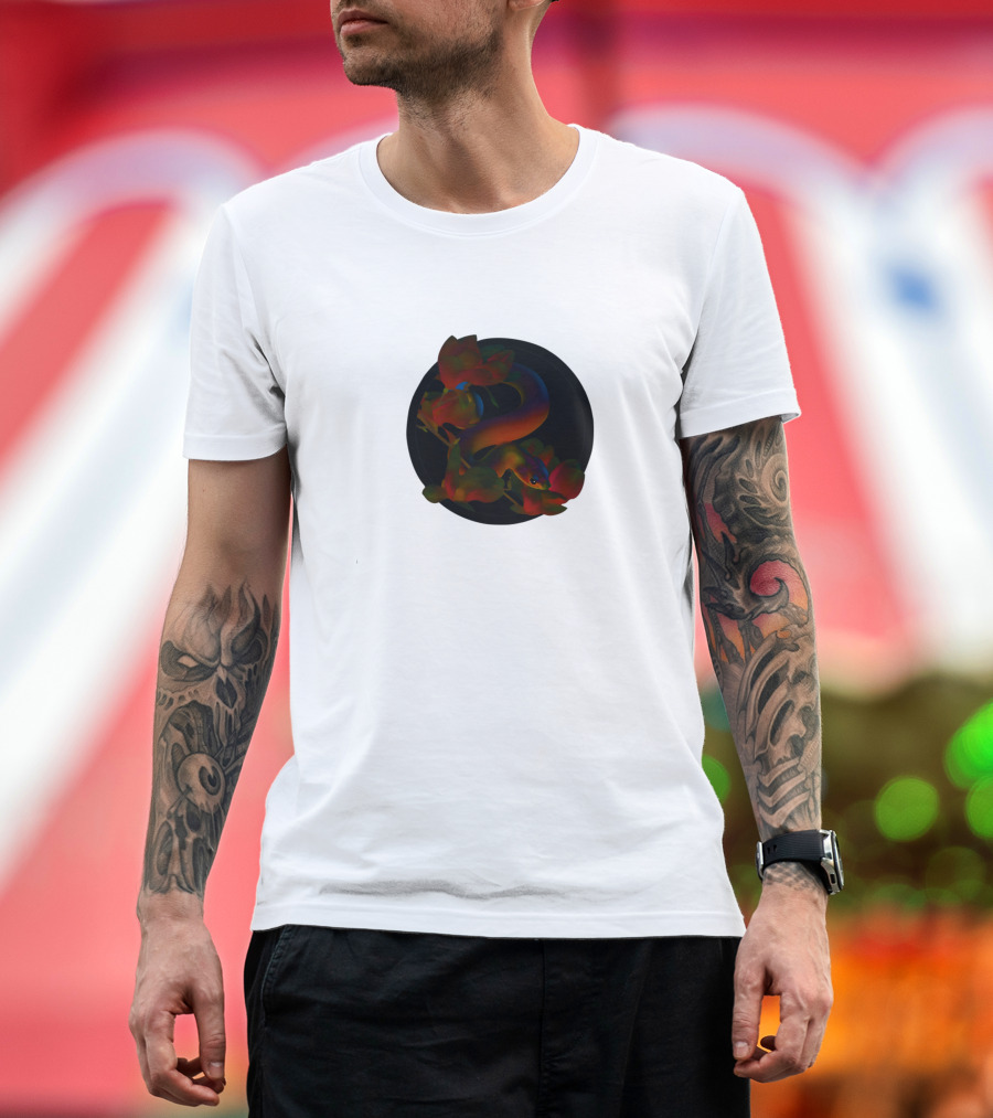 Hognose Snake Among Vibrant Flowers T-Shirt