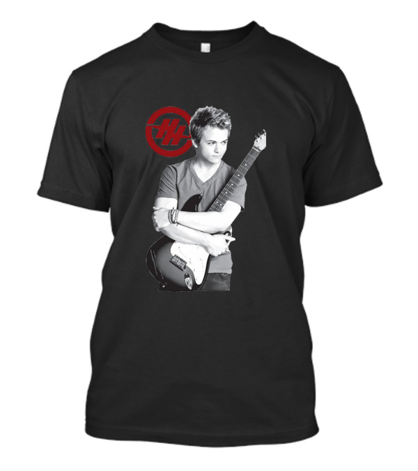 Hunter Hayes With Guitar And Red Double H T-Shirt