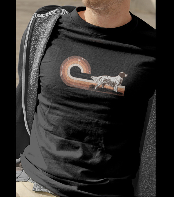 Small Munsterlander Pointer Retro Dog T-Shirt