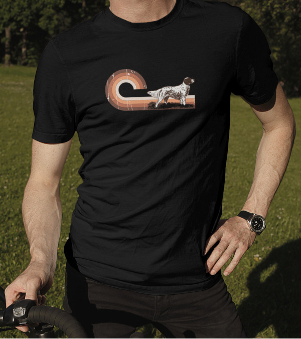 Small Munsterlander Pointer Retro Dog T-Shirt