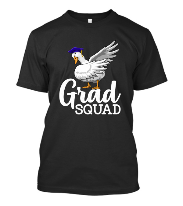 Grad Squad Dabbing Duck Graduation Ducklings T-Shirt