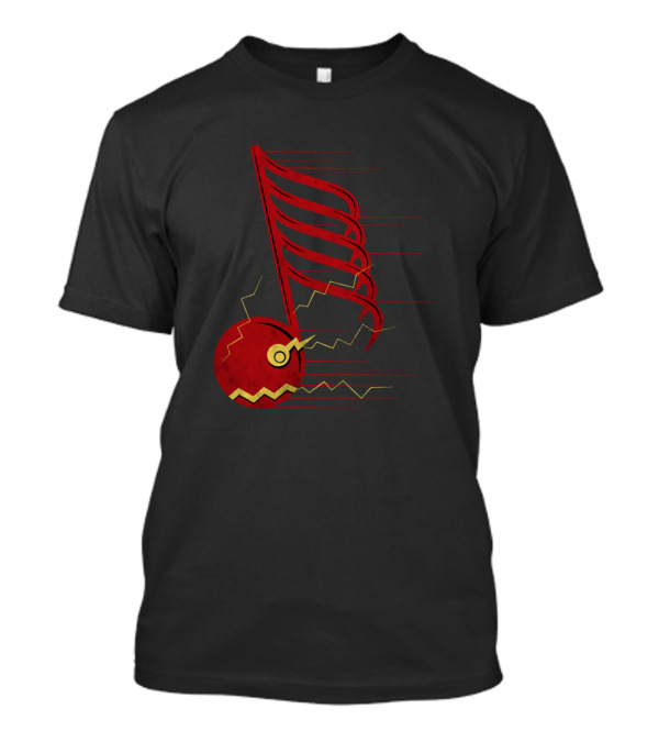 Fast Note Lightning Music T-Shirt