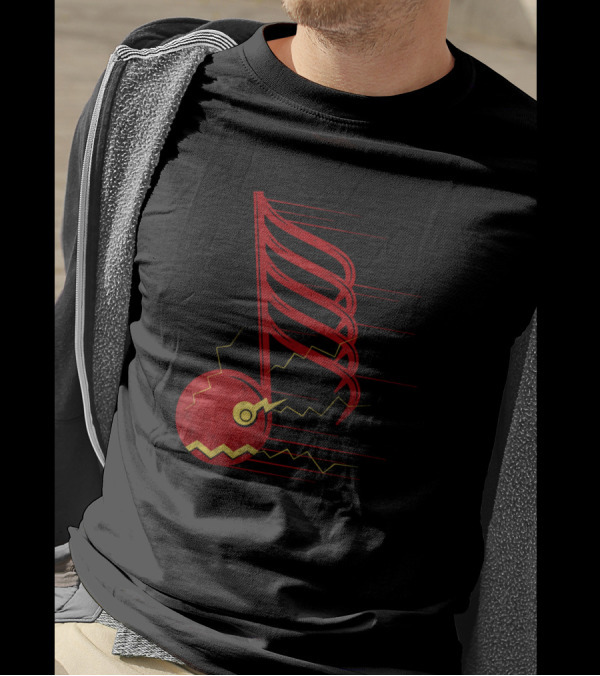 Fast Note Lightning Music T-Shirt