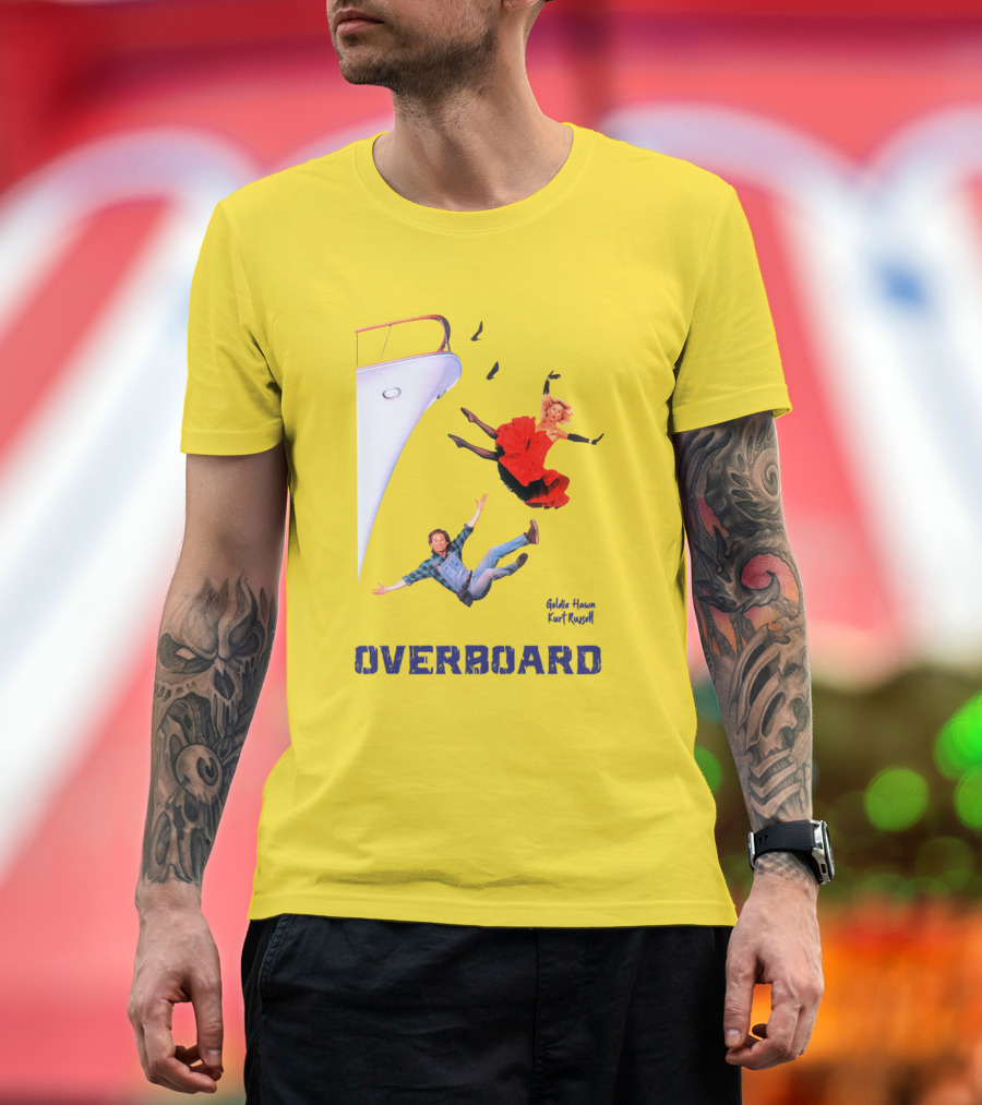 Overboard 1987 Goldie Hawn Kurt Russell Cruise Scene T-Shirt