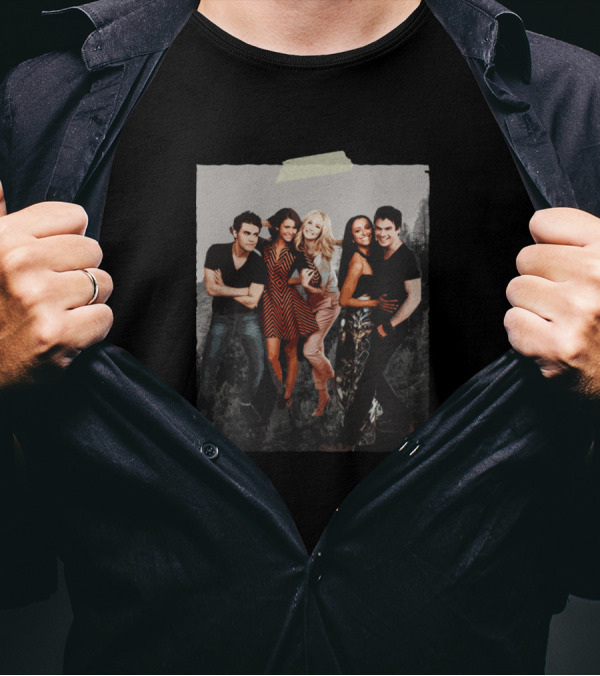The Vampire Diaries Cast Group Photo T-Shirt