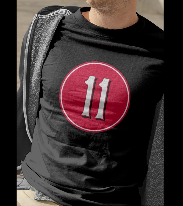 Barry Larkin Number 11 Cincinnati Reds Jersey T-Shirt