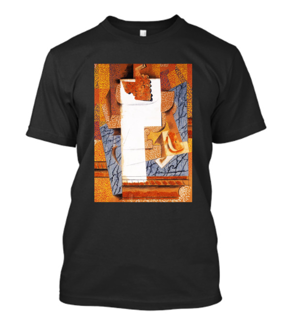 High Resolution Cubist Fruit Vase With Bunch Of Grapes T-Shirt