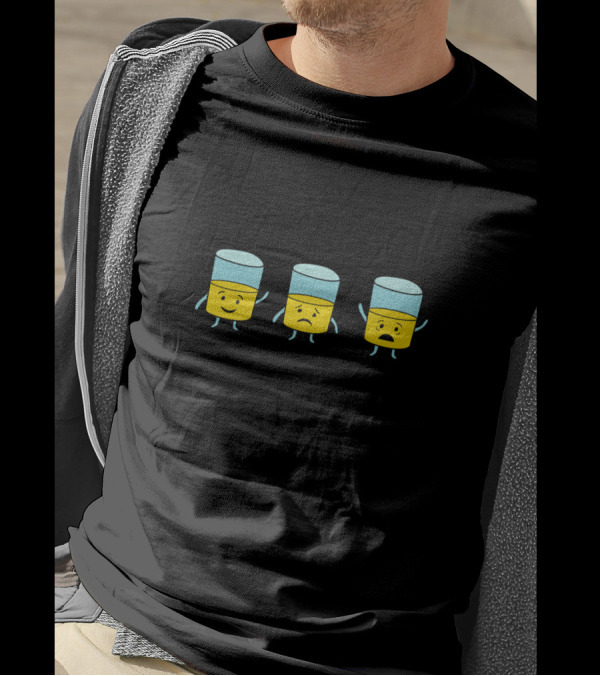 I'm Half Full I'm Half Empty I Think This Is Pee Optimist Pessimist Realist T-Shirt