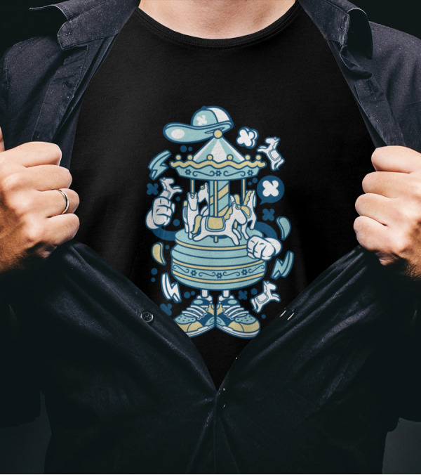 Carousel For Animated Characters Comics And Pop Sneakers Cap T-Shirt