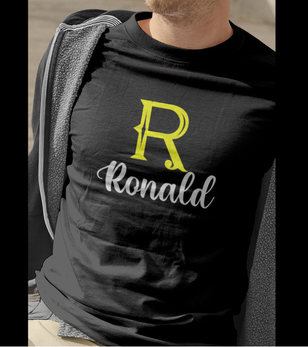 R Ronald Ronald Surname Ronald Second Name T-Shirt