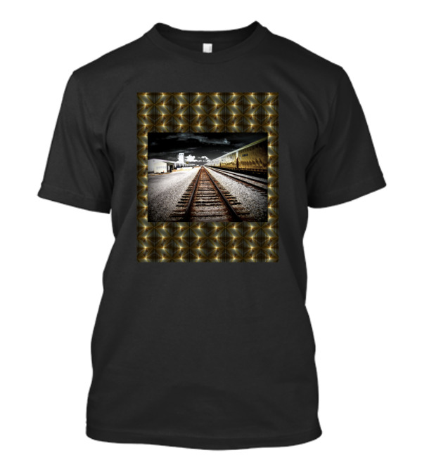 Train Tracks Lead To The Future Horizon Union Railroad Journey T-Shirt