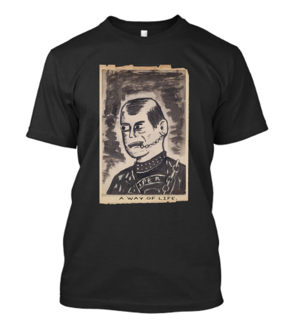 A Way Of Life Punk Art With Chain And Jacket T-Shirt