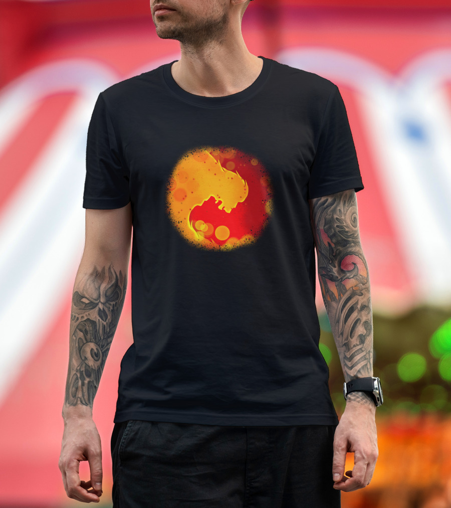 Golden Red Lions Fiery T-Shirt