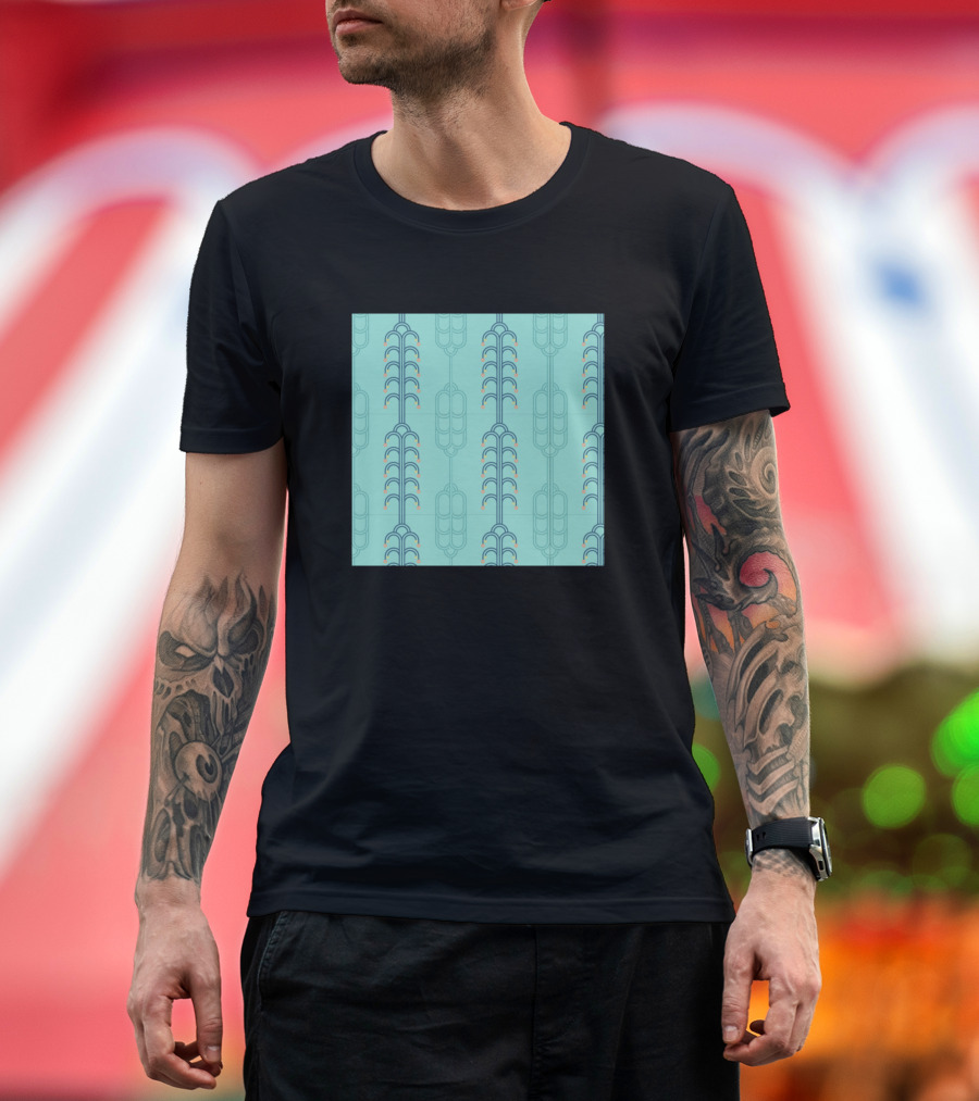 Tropical Art Deco Palm T-Shirt