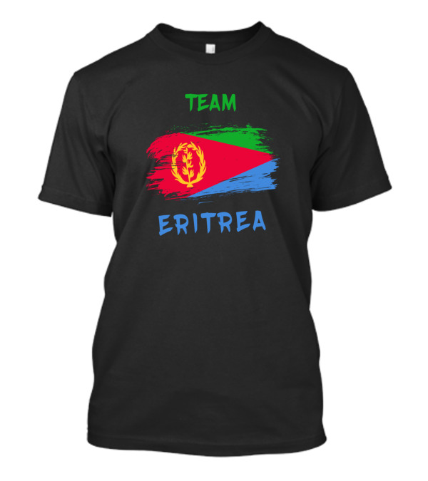 Team Eritrea Flagbrush T-Shirt