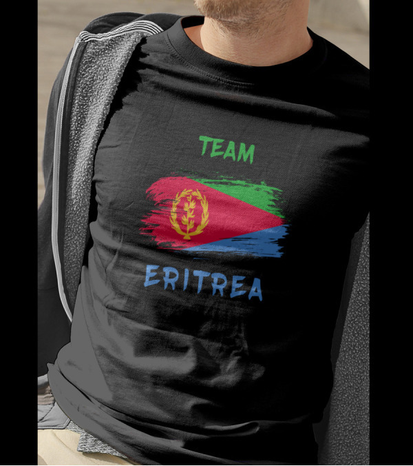 Team Eritrea Flagbrush T-Shirt