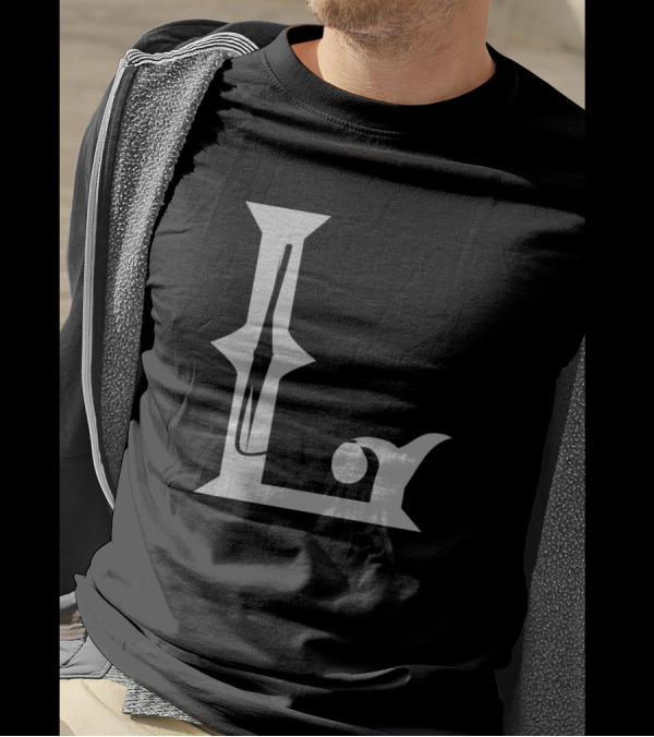 Lewis L Letter Monogram Family Name Middle T-Shirt