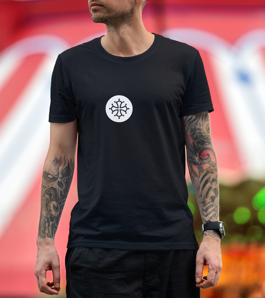 Midi Pyrénées Occitan Cross Mask T-Shirt