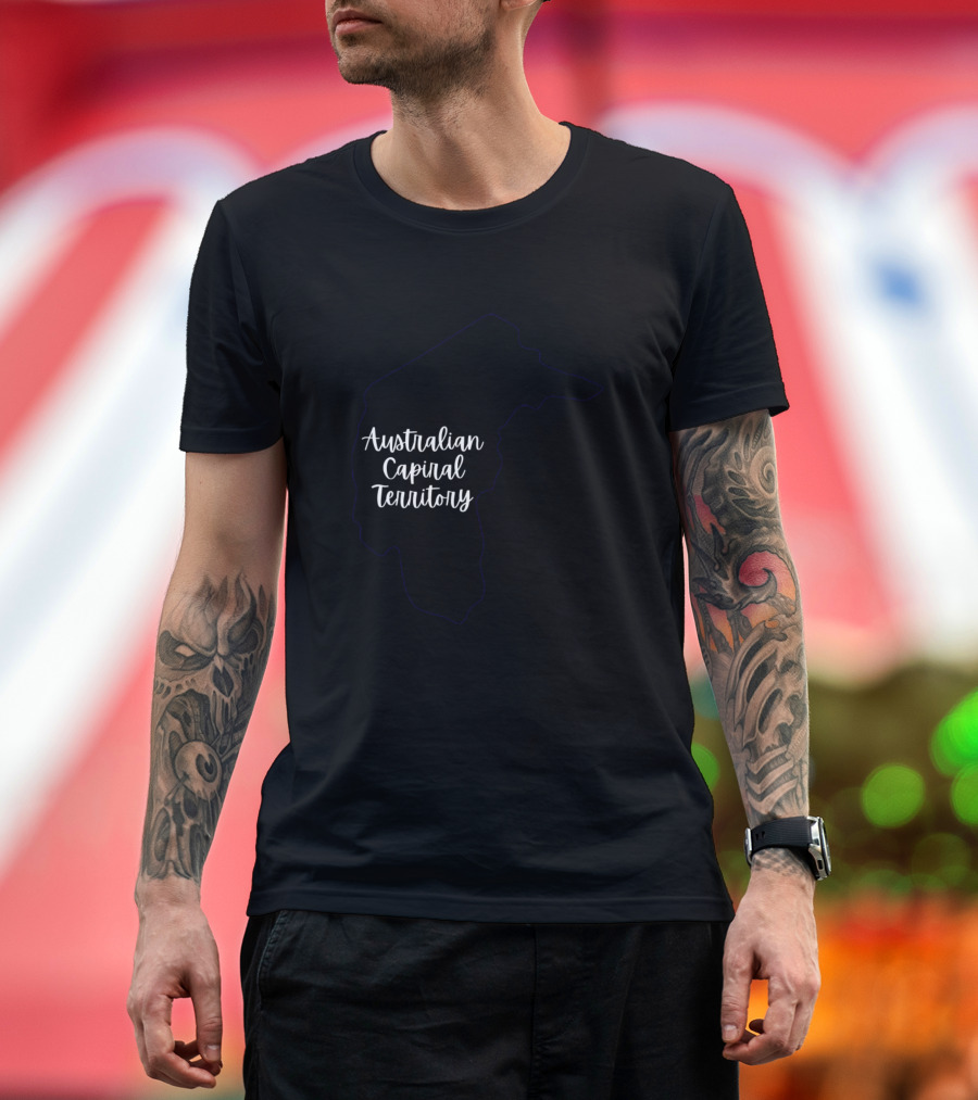 Australian Capital Territory Map Shape T-Shirt