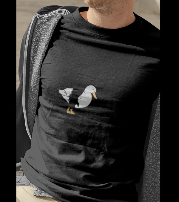 Bigfoot Duck Herder Sasquatch Bird Herding T-Shirt