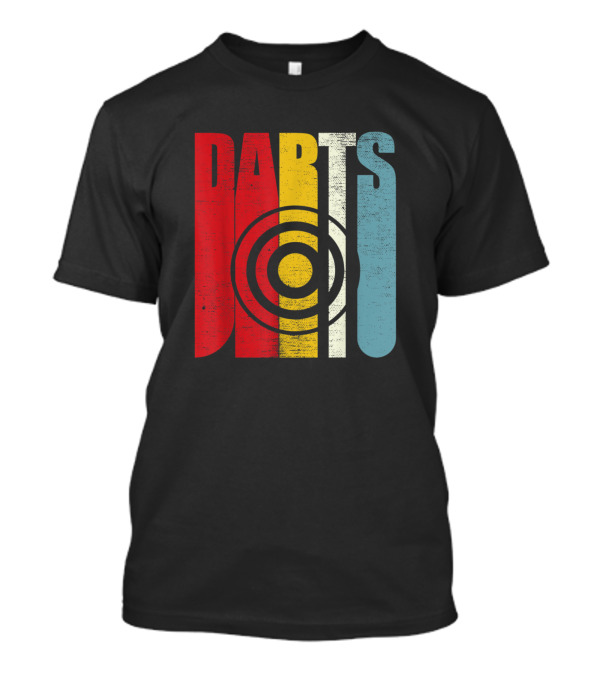 Retro Darts Player Target T-Shirt