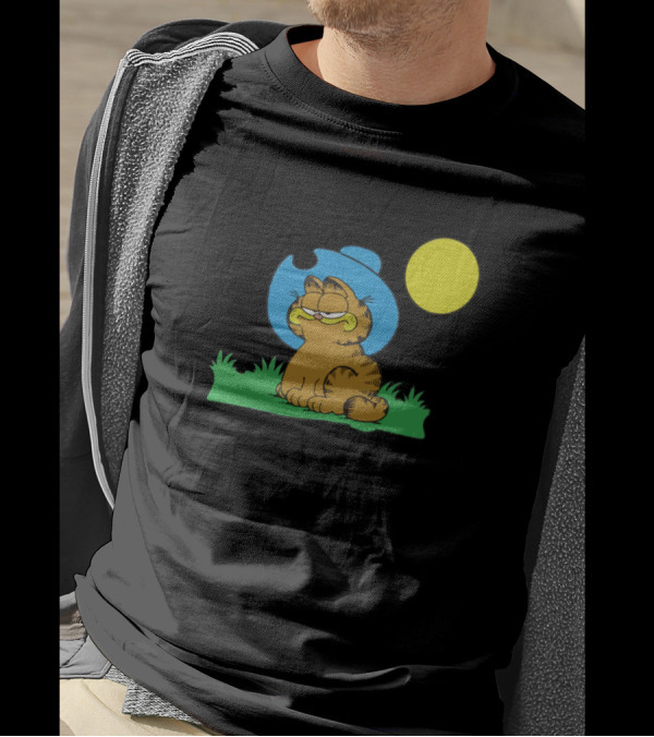 Garfield Cowboy When I Die I May Not Go To Heaven I Don't Know If They Let Cowboys In T-Shirt