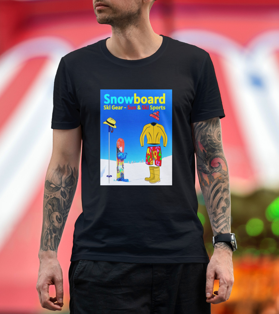 Snowboard Ski Gear Sun and Ski Sports T-Shirt