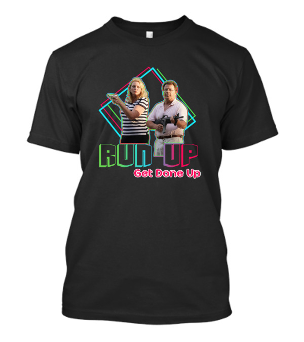 RUN UP Get Done Up Retro Neon Style With Armed Couple T-Shirt