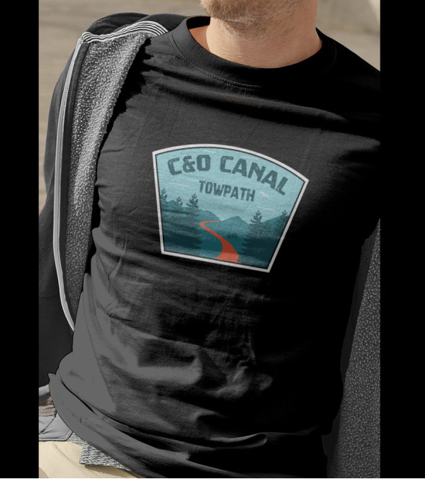 C And O Canal Towpath Scenic Wilderness Pathway T-Shirt