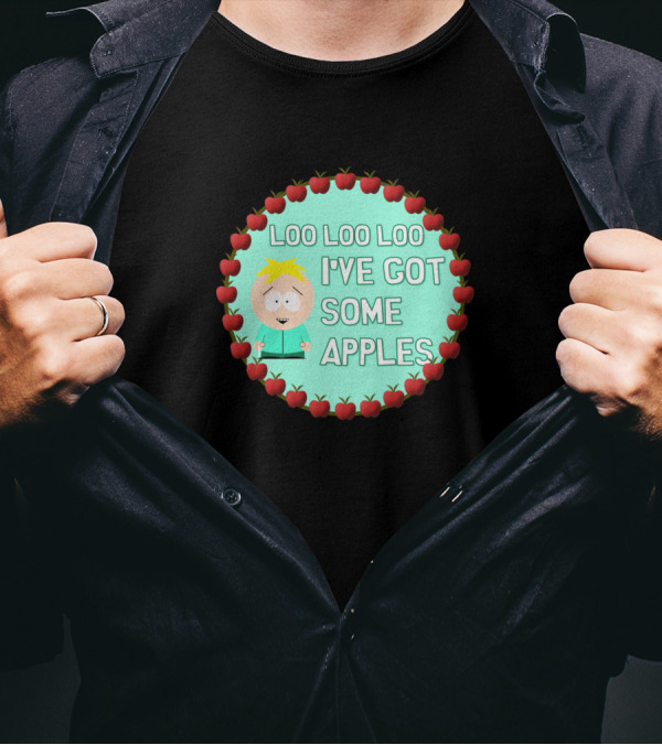 Loo Loo Loo I've Got Some Apples Apples Circle T-Shirt