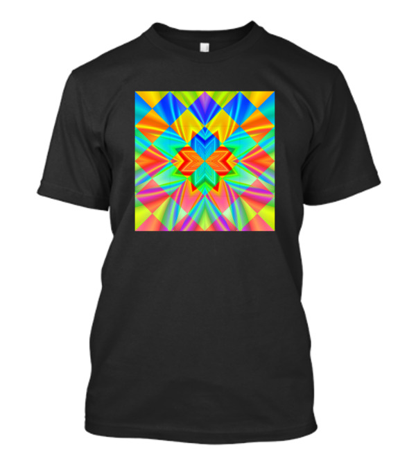 An Explosion Of Color Geometric Vibrant T-Shirt
