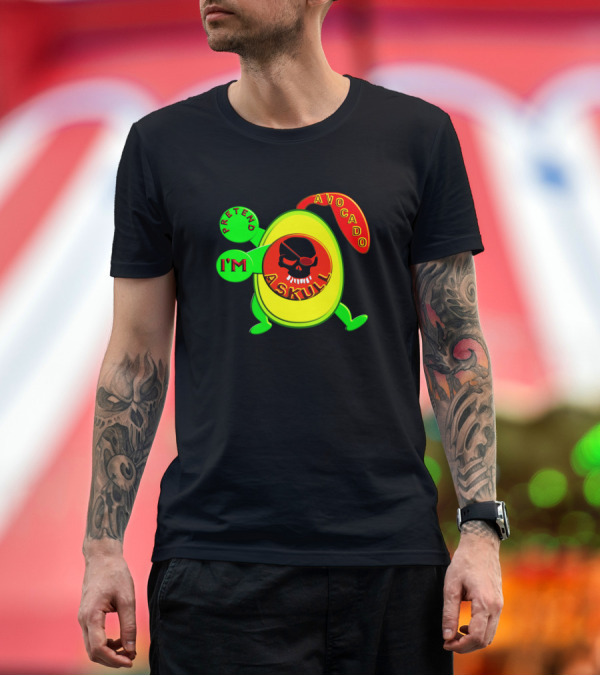 Premium T-Shirt: I'm Pretend Avocado Skull T-Shirt I'm Pretend Avocado Skull T-Shirt