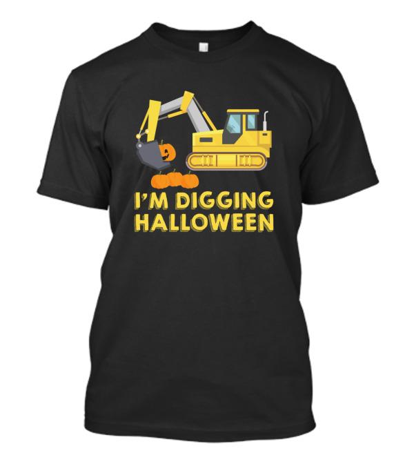 I'm Digging Halloween Tractor Pumpkins T-Shirt