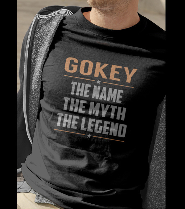 Gokey The Name The Myth The Legend Star Accent T-Shirt