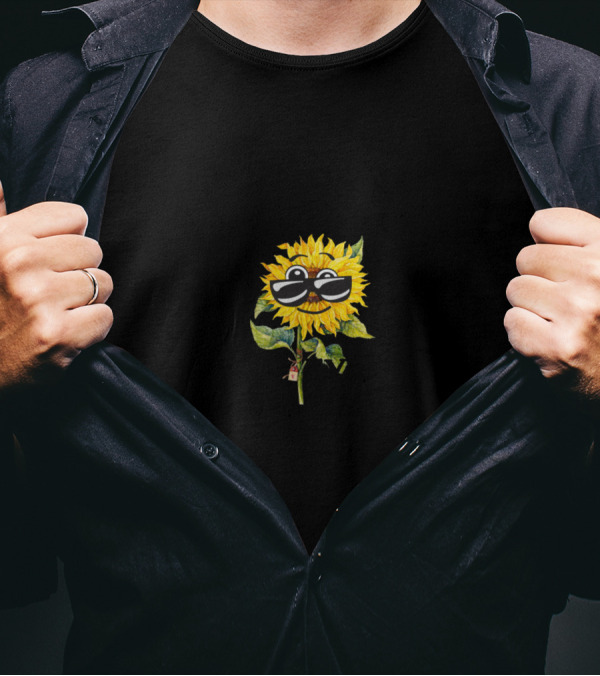 I'm Sorry Did I Roll My Eyes Out Loud Sunflower With Sunglasses T-Shirt