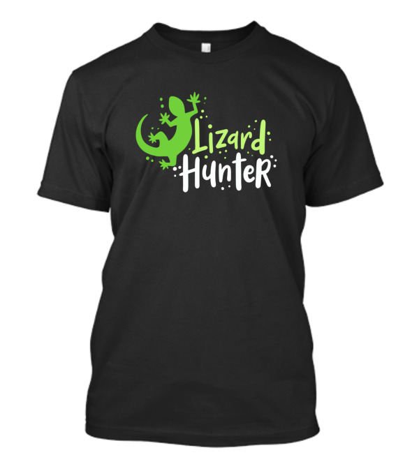 Lizard Hunter Reptile Lizard Iguana Gecko Motif T-Shirt