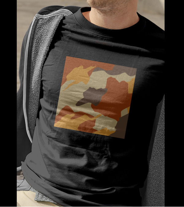 Retro Camouflage Vintage T-Shirt