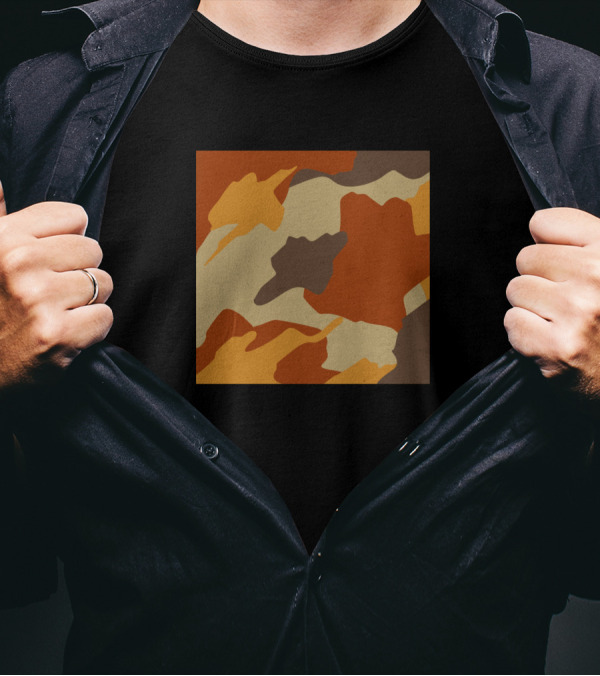 Retro Camouflage Vintage T-Shirt