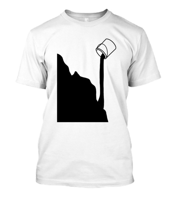 Cool Effect Paint Seal Pouring Nature T-Shirt