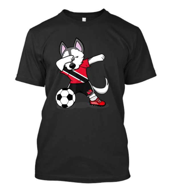 Dabbing Dog Trinidad And Tobago Football Soccer Pup T-Shirt