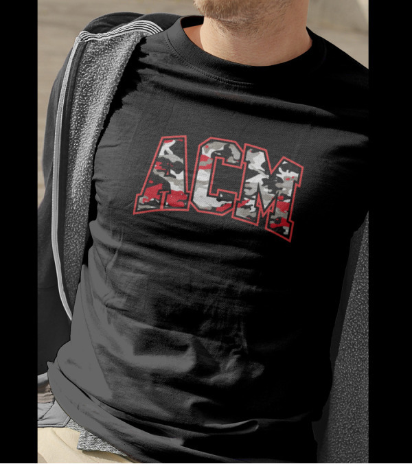 ACM Red White Black Camo T-Shirt