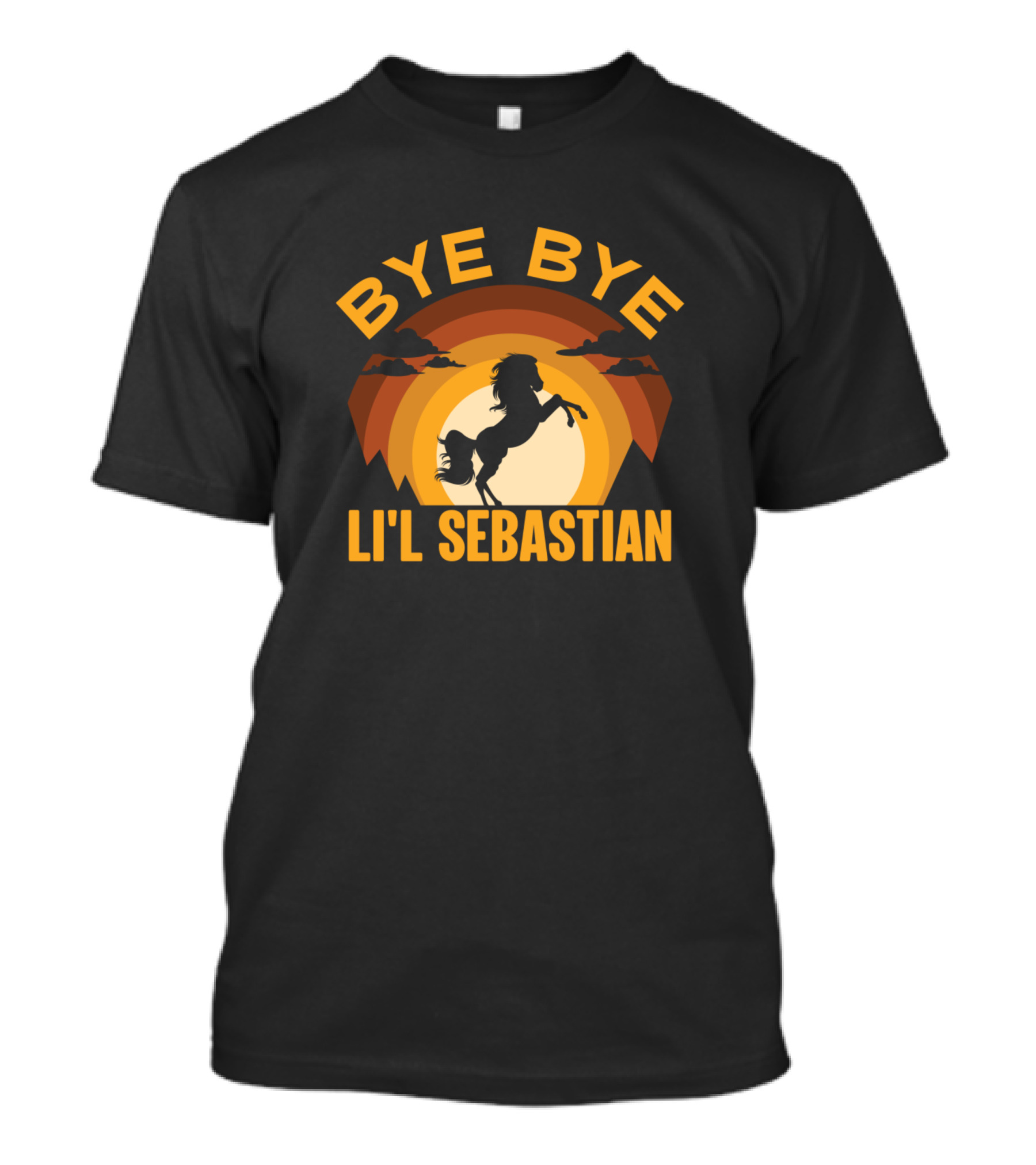 BYE BYE LI'L SEBASTIAN SUNSET HORSE T-Shirt